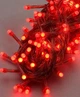 Гірлянда ОДНОТОН, 100 LED, 6 м, 8 режимів, чорний провід, червона, 1183-05 - зображення 1