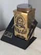 Золотая лампадка с Иисусом на солнечной батарее на кладбище, лампадка солнечная на подставке, имитация пламени - изображение 5