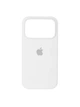 Чохол для iPhone 18 Pro Max силіконовий Soft-touch Silicone Case Full Size (AA) White - зображення 1