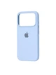 Чохол для iPhone 18 Pro силіконовий Soft-touch Silicone Case Full Size (AA) Light Blue - зображення 3