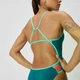 Купальник Speedo FL Solid Tie Back - Dark Green (Розмір: USA 36) (8-005168002) - зображення 4