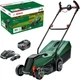 Акумуляторна газонокосарка Bosch CityMower 18V-32-300: 18В, 1х4А·год, ширина косіння 34 см, об'єм травозбірника 31 л, висота різу - зображення 1