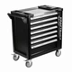 Тележка инструментальная Kraft&Dele KD1070 на 7 ящиков 77×46×72 см серо-черный - зображення 1