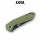 Ніж складаний Karda J213 Olive - зображення 4