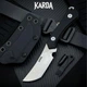 Ніж Фіксований Karda Z037 Black - изображение 5