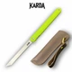 Ніж складний Karda J097 lime green handle tanto blade - изображение 2