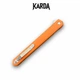 Ніж Складаний Karda J097 orange handle drop blade - зображення 5