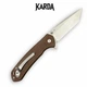 Ніж Складаний Karda J277 Tanto Brown - зображення 2