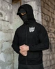Чоловіча олимпійка Born Of War Eagle в стилі мілітарі зі стрейч-вельвету з капюшоном і блискавкою M - зображення 2