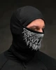 Балаклава ВМ3637 Black универсальная для спорта и активного отдыха с эластичной тканью - изображение 3