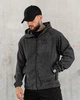 Олимпийка мужская Born Of War Eagle Grey милитари стрейч-вельвет с капюшоном и молнией L - изображение 5