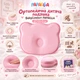 Подушка ортопедическая Papaella BabyComfort 27x22x3 см с эффектом памяти в форме мишки Розовая (4820227288724) - изображение 4