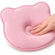 Подушка ортопедическая Papaella BabyComfort 27x22x3 см с эффектом памяти в форме мишки Розовая (4820227288724) - изображение 6