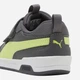 Детские кеды для мальчика Puma Multiflex 2 31215213 33 (1UK) Серый/Зеленый (4070032724829) - изображение 6
