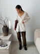 В'язаний жіночий кардиган Мрія ART KNIT молочний, oversize 046612 - зображення 2