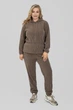 Жіночий прогулянковий вельветовий костюм Демі (кофта+штани) All Posa 50 Капучино (ap4338#24078) - зображення 1