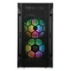 Корпус SilverStone Fara FAH1MB-PRO без БП, 1xUSB3.0, 2xUSB2.0, 3x120мм, ARGB, VGA 320мм, LCS ready, TG боковая панель, mATX, черный. - изображение 5