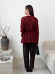 Вязаный женский кардиган Мечта ART KNIT бордо, oversize 046615 - изображение 7