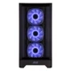 Корпус 2E GAMING Dominator Pro G2302B, без БЖ 2xUSB3.0, 1xUSB Type-C, 4x120мм ARGB, VGA 380мм, LCS ready, контроллер с пультом, TG боковая панель, TG/Сетчатая передняя панель, ATX, черный. - изображение 5