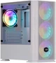 Корпус 2E GAMING Calleo GB700W без БЖ, 2xUSB3.0, 1xUSB2.0, 4x120мм ARGB, VGA 320мм, LCS ready, контроллер с пультом, TG боковое окно, mATX, белый. - изображение 1