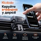 Автодержатель для телефона Mcdodo CM-2121 на дефлектор 4.7-6.7", поворот 360°, механическая фиксация, Black - изображение 3