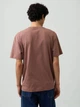 Футболка хлопковая длинная мужская GAP 963368983 L Коричневая (1162582085) - изображение 2