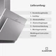 Витяжка Klarstein Athena 90 300 м³/година Білий Б/В - зображення 2
