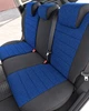 Чехлы на сиденья Мерседес W203 С-Клас (Mercedes C-Class W203) 2000-2007, модельные, тканевые, комплект, синие - изображение 2