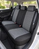 Чехлы на сиденья Мерседес W203 С-Клас (Mercedes C-Class W203) 2000-2007, модельные, тканевые, комплект, серые - изображение 2