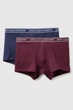 Трусы боксеры, 2 штуки United Colors of Benetton 122-128(см) Синий/Бордовый (158152) - изображение 1