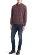 Мужское худи на флисе Calvin Klein 54(2XL) Коричневый (158136) - изображение 2
