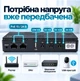 Безперебійник для роутера УПС DCSL-1036PC 20000mAh 36W DC5V/9V/12V USB5V PoE15V/24V Type-C чорний - зображення 6