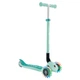 Детский самокат Globber Primo Foldable Lights Mint от 3 до 7 лет (432-706-4) - изображение 1