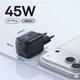 Сетевое зарядное устройство Baseus EnerFill FN22 Fast Charger 1C 45W GaN Black - изображение 3