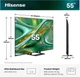 Телевізор Hisense MiniLED 55" 55E8S - изображение 2