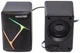 Колонки 2.0 CSP-U004RGB Black, 2 x 3 Вт, пластиковый корпус, питание от USB Maxxter 000358323 - изображение 2