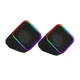 Колонки "Cubix 2.0", Black, 6 Вт (2x3 Вт), 3.5 мм, RGB подсветка ColorWay 000358326 - изображение 3