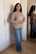 Светр INEDIT 10630 Beige ONE SIZE - изображение 3