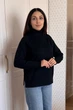 Светр INEDIT 10630 Black ONE SIZE - изображение 2