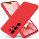 Чохол Fiji Full Soft Premium для Samsung Galaxy S26 Ultra (S948) протиударний бампер із мікрофіброю Red - зображення 1