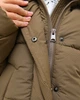 Пуховик з капюшоном для дівчинки X-Woyz DT-8369-32 60123 158 см оливковий - изображение 7