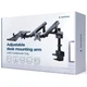 Крепление для монитора (кронштейн) Gembird MA-DA3-02 - изображение 10