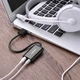 Звукова карта USB AUX jack, 2*TRS (Mic + Ear) ALC4042 Ugreen Чорна US205 (30724) - изображение 4