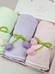 Подарочный набор салфеток с петелькой из микрофибры 3 шт Colorful Home Тюльпаны - изображение 7