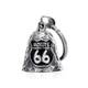 Мотоциклетный колокольчик удачи Шоссе Route 66 счастливый байкерский звонок брелок для байкеров - изображение 2