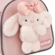 Рюкзак дошкільний Kite Kids Pink Bunny 22x20x9 см 3.25 л Рожевий (K26-538XXS) - изображение 9