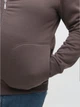 Толстовка чоловіча коричнева на флісі 9237-08 2XL - зображення 5