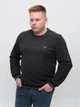 Джемпер мужской сине-коричневый плотный 5415-B-02 5XL - изображение 6
