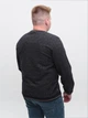 Джемпер мужской сине-коричневый плотный 5415-B-02 5XL - изображение 7
