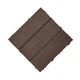 Композитна плитка для тераси 3D Solid Коричнева 30 x 30 x 2,5 см - изображение 2